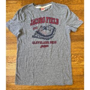 Homage Jacob's Field Cleveland Indians Shirt Adult Small